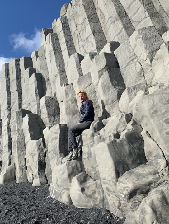 Rachel Rock Climbing In Iceland